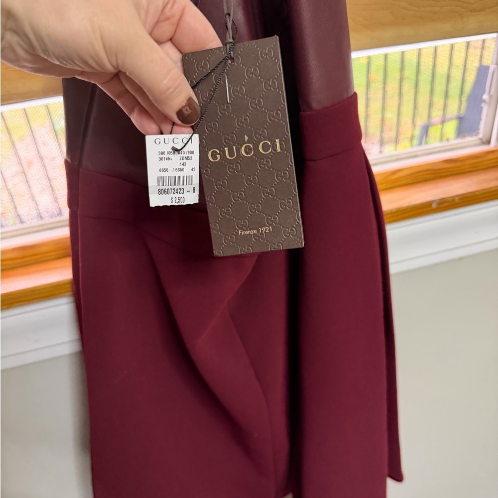 Gucci burgundy dress - Picture 4 of 7